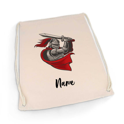 SEO. Bedruckter Turnbeutel mit Fantasy Motiv und Wunschname - Drache Linkreich