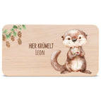 Otter mit Blume