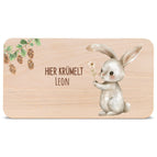 Hase mit Blume