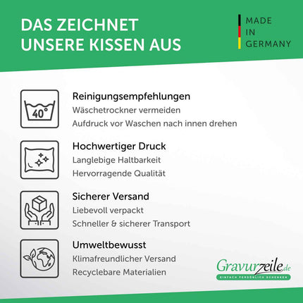 SEO. Bedrucktes Kinderkissen mit Motiv "Safari Tiere" mit Wunschnamen - ohne Füllung Linkreich