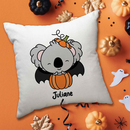 SEO. Bedrucktes Kissen mit Motiv Halloween Tiere - Koala Linkreich