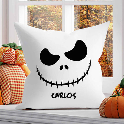 SEO. Bedrucktes Kissen mit Motiv Scary Face - Linkreich