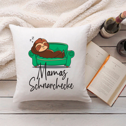 SEO. Bedrucktes Kissen mit Motiv Schnarchecke - Mama Linkreich
