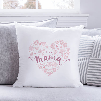 SEO. Bedrucktes Kissen mit Spruch Für Mama - mit Füllung Linkreich