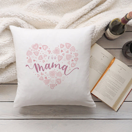 SEO. Bedrucktes Kissen mit Spruch Für Mama - mit Füllung Linkreich