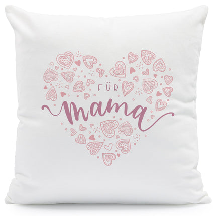 SEO. Bedrucktes Kissen mit Spruch Für Mama - mit Füllung Linkreich