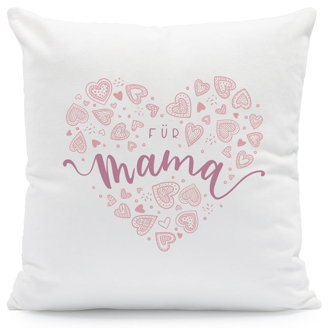 SEO. Bedrucktes Kissen mit Spruch Für Mama - mit Füllung Linkreich