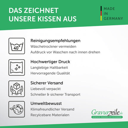 SEO. Bedrucktes Kissen mit Spruch Mama ist die beste - ohne Füllung Linkreich