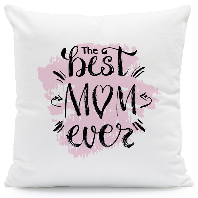 SEO. Bedrucktes Kissen mit Spruch the best Mom ever - mit Füllung Linkreich