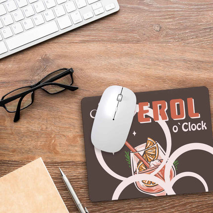 SEO. Bedrucktes Mousepad - Aperol o' Clock - Linkreich
