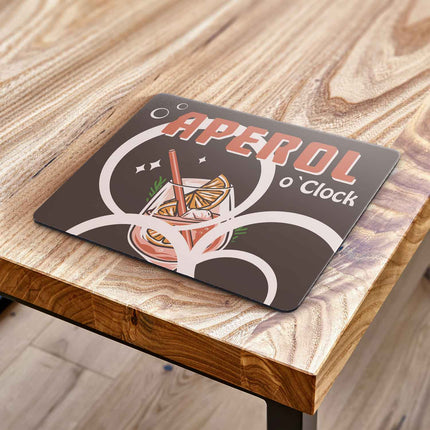 SEO. Bedrucktes Mousepad - Aperol o' Clock - Linkreich