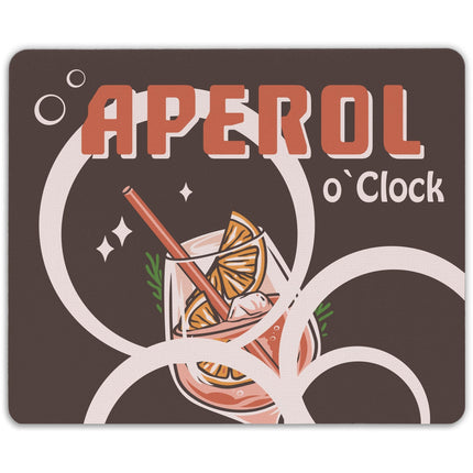 SEO. Bedrucktes Mousepad - Aperol o' Clock - Linkreich