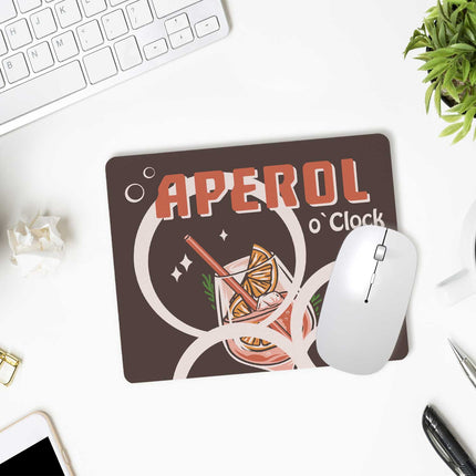 SEO. Bedrucktes Mousepad - Aperol o' Clock - Linkreich
