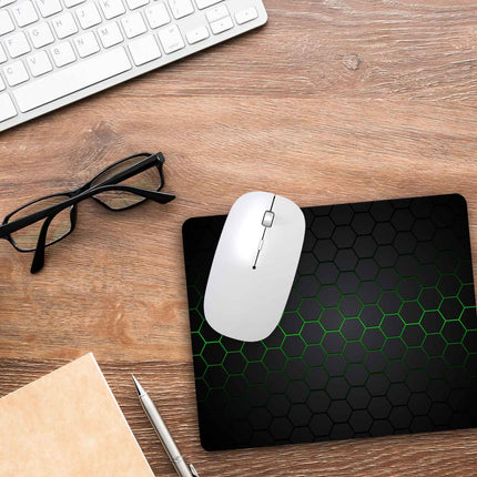 SEO. Bedrucktes Mousepad im Hexagon Design - Rot Linkreich