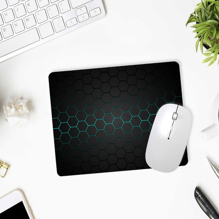 SEO. Bedrucktes Mousepad im Hexagon Design - Rot Linkreich