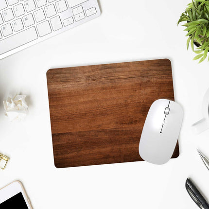 SEO. Bedrucktes Mousepad im Holz Design - Braun Linkreich