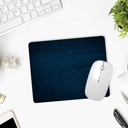 SEO. Bedrucktes Mousepad im Holz Design - Blau Linkreich