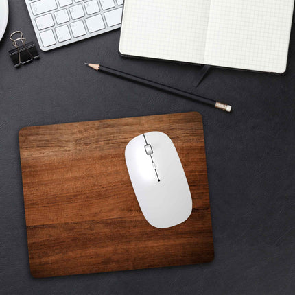 SEO. Bedrucktes Mousepad im Holz Design - Schwarz Linkreich
