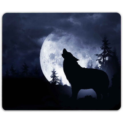 SEO. Bedrucktes Mousepad im Wolf Design - Linkreich