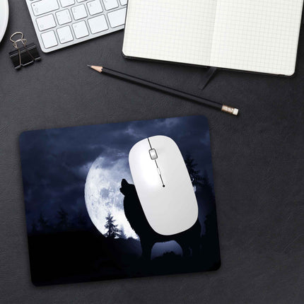 SEO. Bedrucktes Mousepad im Wolf Design - Linkreich