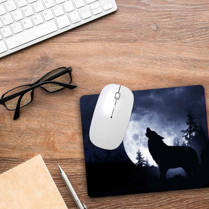 SEO. Bedrucktes Mousepad im Wolf Design - Linkreich