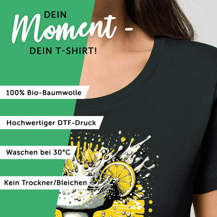 SEO. Bedrucktes T-Shirt für Damen - Senorita needs a margarita - Weiß Linkreich
