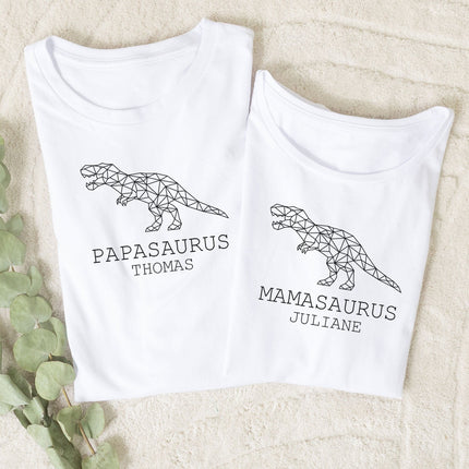 SEO. Bedrucktes T-Shirt für Herren - PAPASAURUS - Schwarz Linkreich