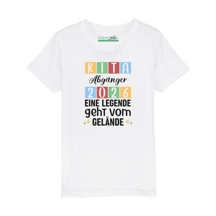 SEO. Bedrucktes T-Shirt für Kinder - KITA Abgänger - Männlich Linkreich