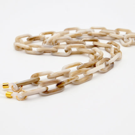 Brillenkette Größe XS Beige