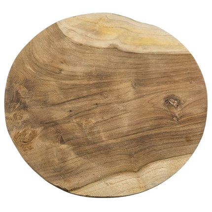 Beistelltisch Teakholz Tisch Natur rund Dekotisch Pflanzentisch Braun Holz Ø25cm (Beistelltisch) kaufen bei Linkreich – Jetzt entdecken!