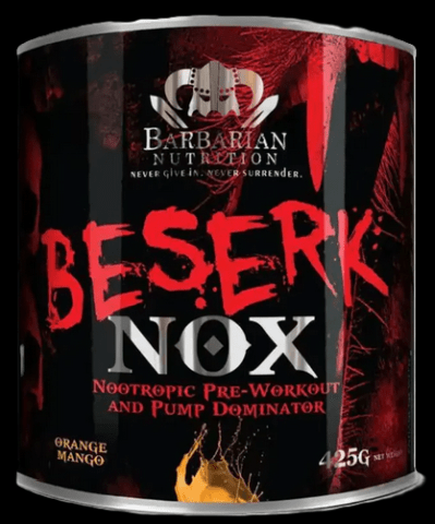 SEO. Beserk NOX Pumpe - Barbarian Nutrition - Orange Mango Linkreich