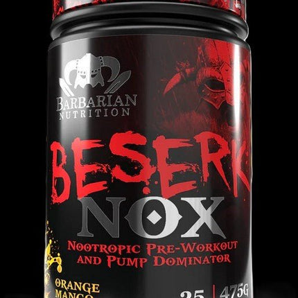 SEO. Beserk NOX Pumpe - Barbarian Nutrition - Orange Mango Linkreich