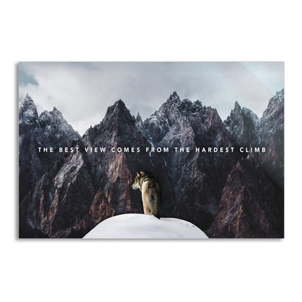 Best View - Leinwandbild Motivation (Canvas) kaufen bei Linkreich – Jetzt entdecken!