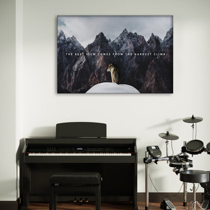 Best View - Leinwandbild Motivation (Canvas) kaufen bei Linkreich – Jetzt entdecken!