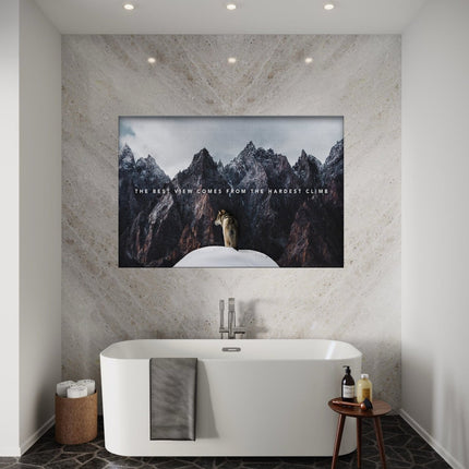 Best View - Leinwandbild Motivation (Canvas) kaufen bei Linkreich – Jetzt entdecken!