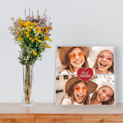 SEO. Beste Freunde Foto Geschenk aus Acrylglas mit zwei Fotos - Linkreich