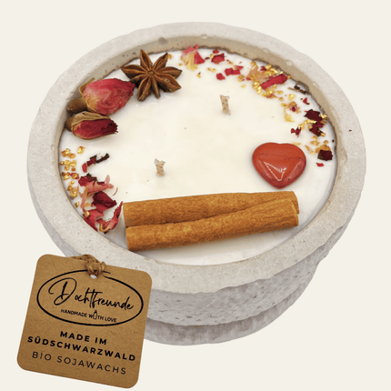 Betonkerze Betongrau "Grey Hearts" (Duftkerze) kaufen bei Linkreich – Jetzt entdecken!