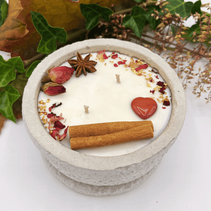 Betonkerze Betongrau "Grey Hearts" (Duftkerze) kaufen bei Linkreich – Jetzt entdecken!