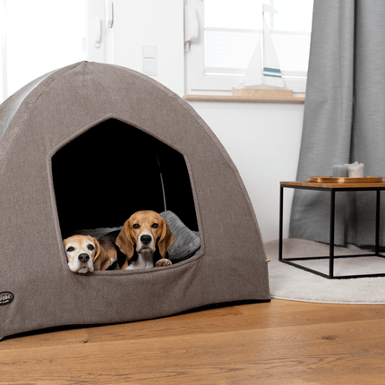 SEO. Bezug für Hundehöhle IGLU Hydda - braun Linkreich