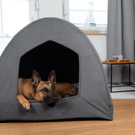SEO. Bezug für Hundehöhle IGLU Hydda - dunkelgrau Linkreich