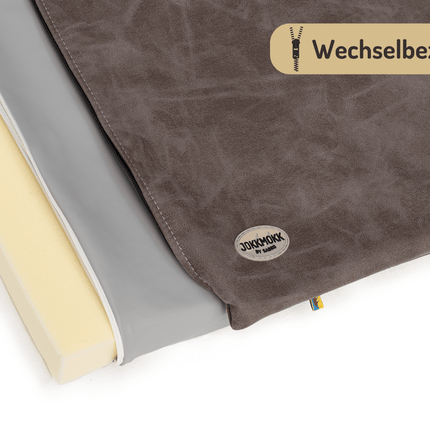 SEO. Bezug für JOKKMOKK veganes Wildleder - taupe Linkreich
