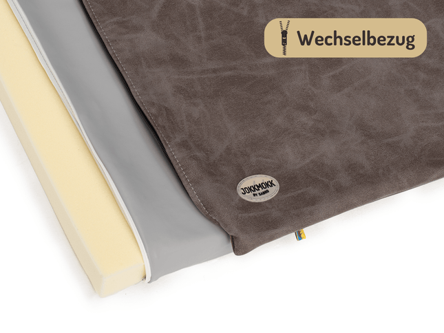 SEO. Bezug für JOKKMOKK veganes Wildleder - taupe Linkreich