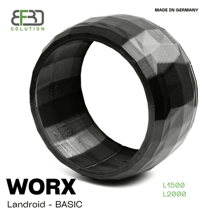 SEO. BF3D Radschutz Satz für WORX ® Landroid für Frontrad L1500 L2000 Mähroboter! FLEXIBEL - Linkreich