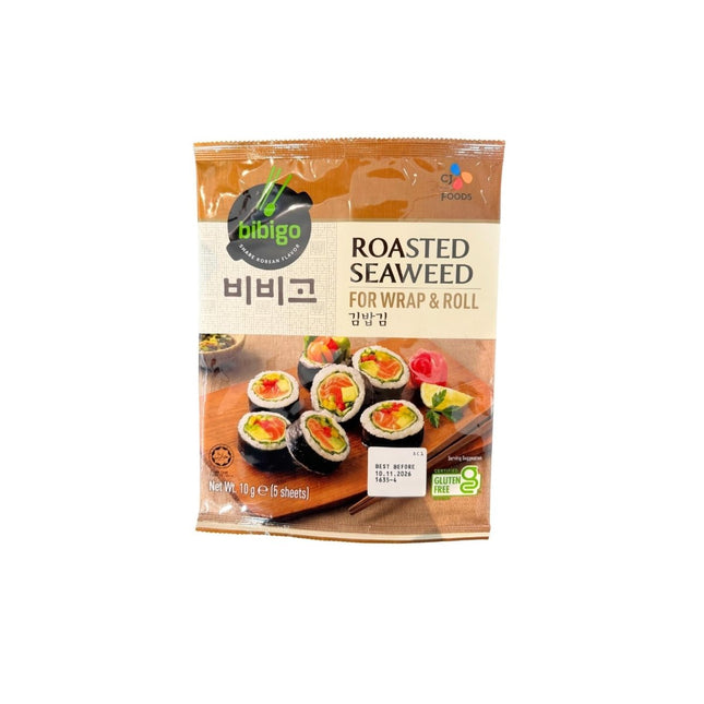SEO. Bibigo Premium Noriblätter Geröstete Seetangblätter 10g - Linkreich