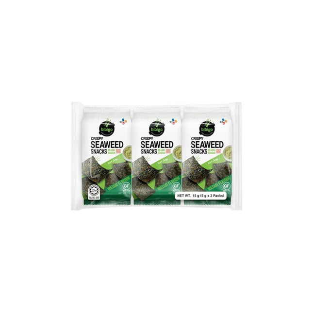 SEO. Bibigo Seetang Snack Wasabi 3 x 5g - Linkreich