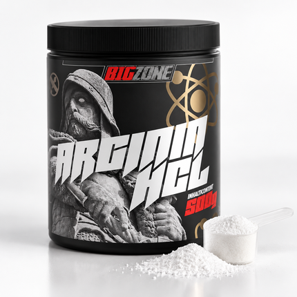 BigZone Arginin HCL 500 g mit Dosierlöffel