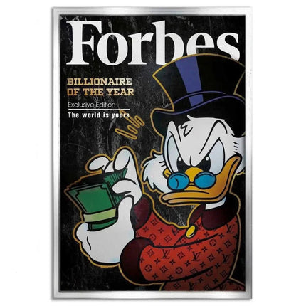 Billionaire of the year - Leinwandbild Motivation (Canvas) kaufen bei Linkreich – Jetzt entdecken!