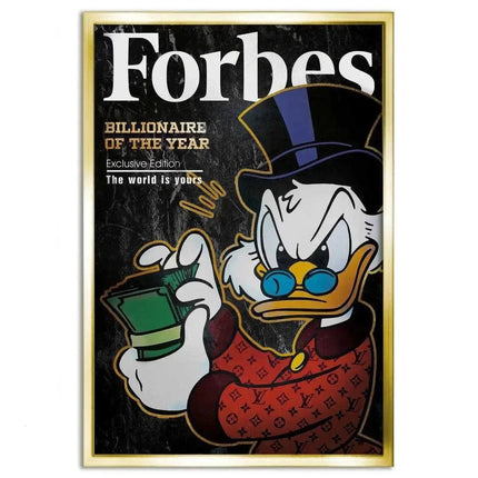 Billionaire of the year - Leinwandbild Motivation (Canvas) kaufen bei Linkreich – Jetzt entdecken!