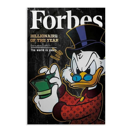 Billionaire of the year - Leinwandbild Motivation (Canvas) kaufen bei Linkreich – Jetzt entdecken!