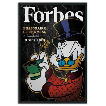 Billionaire of the year - Leinwandbild Motivation (Canvas) kaufen bei Linkreich – Jetzt entdecken!